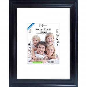 Mainstays 18" x 24" Wide Gallery Poster and Picture Frame, Black Finish   553652603